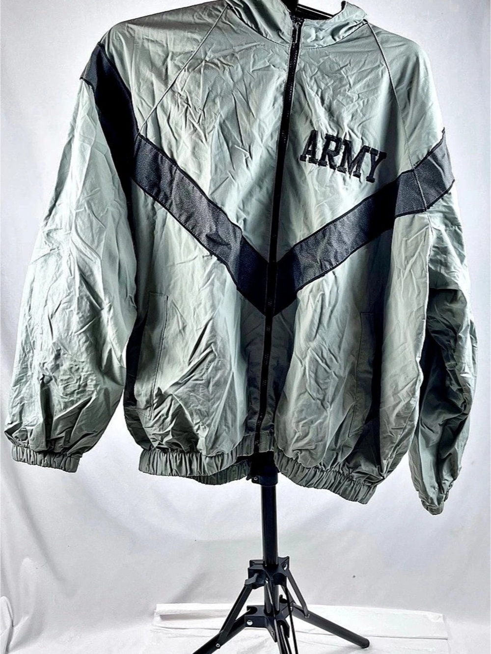US Army IPFU Physical Fitness Uniform Jacket Gray Large Regular